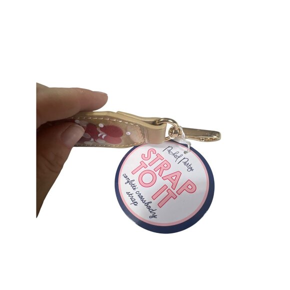 Packed Party Removable Red Confetti Purse Strap NWT - Picture 2 of 5